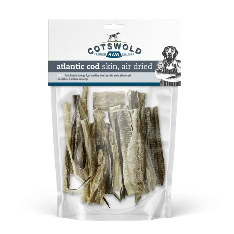 Cotswold Raw Atlantic Cod Skin - 100g